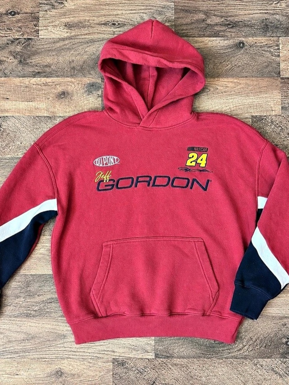 Hollister Jeff Gordon NASCAR hoodie Color Block Hoodie Size Small